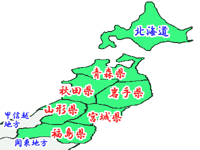 �k�C���E���k�n���̒n�}