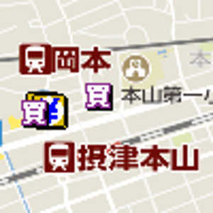 摂津本山駅金券ショップ地図