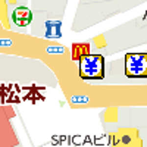 松本駅金券ショップ地図