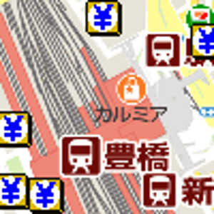 豊橋駅金券ショップ地図