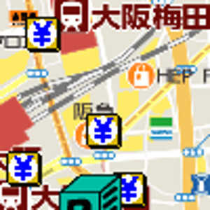 大阪駅・梅田駅金券ショップ地図