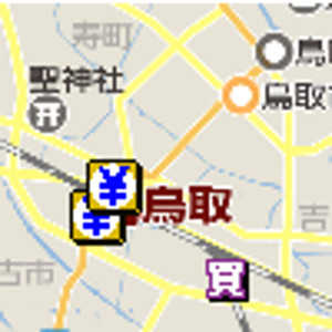 鳥取市金券ショップ地図