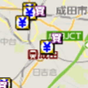 成田市金券ショップ地図