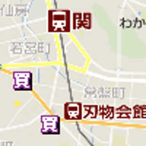関市金券ショップ地図