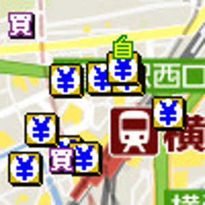 横浜駅金券ショップ地図