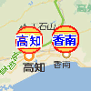 高知県金券ショップ地図