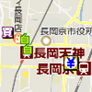 長岡京市金券ショップ地図