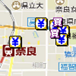奈良駅金券ショップ地図