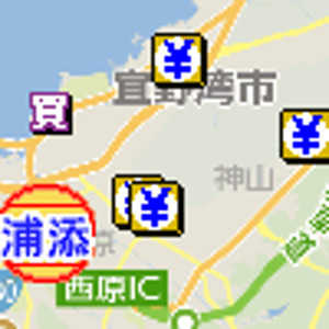 宜野湾市金券ショップ地図