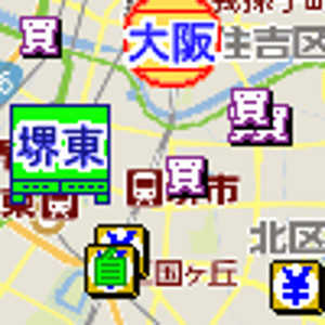 堺市金券ショップ地図