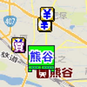 熊谷市金券ショップ地図