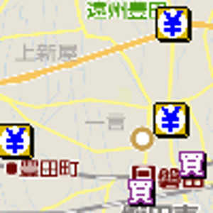 磐田市金券ショップ地図