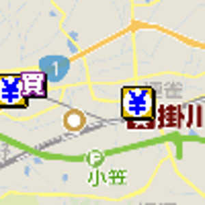 掛川市金券ショップ地図