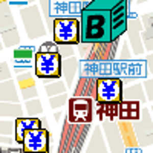 神田駅金券ショップ地図