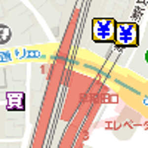 高田馬場駅金券ショップ地図