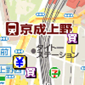 上野駅金券ショップ地図